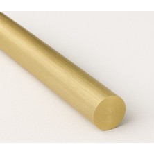 ( ⌀ ) Çap: 3 mm , boy: 1.000 mm (1 metre) , yuvarlak pirinç çubuk