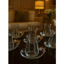 Çnr Home Collection Özel Seri 6 'lı Gümüş Çay Seti