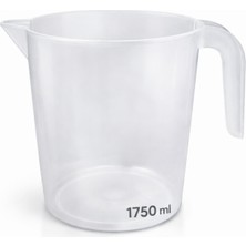 Wespa Şeffaf Maşrapa 1750 ml – Banyo, Mutfak ve Temizlik Için Uygun