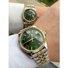 Daniel Klein Kadranı Yeşil Hediye Paketli Sevgili Çift Kol Saati