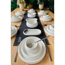 Casa De Bella Bianco Perla 23 Parça 6 Kişilik Yemek Takımı
