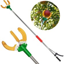 Usin Çok Fonksiyonlu Kıskaçlı 1.5 Metre Yüksek Dal Ağaç Meyve Toplama Aleti Çubuğu