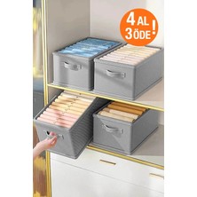 Helen's Home 1 Adet Dolap Içi Düzenleyici, Raf Düzenleyici, Katlanabilir Kıyafet Saklama KUTUSU-40X25X20 cm