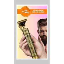 abnturk Profesyonel Portatif Saç Sakal Tiraş Makinesi USB Şarjlı