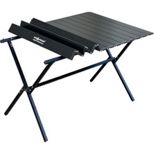 Sekoutdoor Alüminyum Kamp Masası 6 Kişilik Kamp Masası Ramses M Siyah