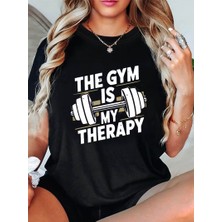 Eymora The Is My Grafik Siyah Rahat Tişört