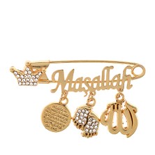 Minik Adımlar Minik Adımlar Maşallah Bebek Yaka & Yastık ve Beşik Iğnesi Bebek Hediyesi