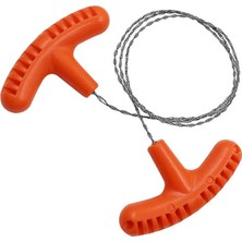 Usin Taşınabilir Kamp ve Survival El Cep Tipi Paslanmaz Çelik Halat Odun Plastik Kemik Testeresi 70 cm