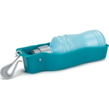 Mllzngzr Beeztees Köpek Seyahat Su Şişesi, Mavi, 24,5x6,5x6,5cm, 250ML