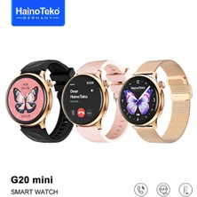 Beemen Haino Teko Germany G20 Mini Akıllı Saat | Bluetooth Arama | Amoled Ekran | 3 Kordonlu | Kadın Akıllı Saat