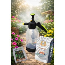 Mebor Calmagzin 1kg Meyve Sebze Çiçekler Süs Bitkileri Yaprak Gübresi/2 Litre Şeffaf Pompa/hıyar T. Hediye