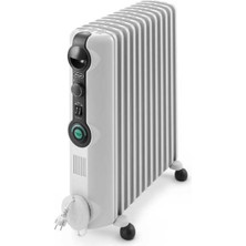 DeLonghi Radia S Comfort 12 Dilim Yağlı Radyatör 2500 W TRRS1225C | Dijital Termostat, Sessiz Isıtıcı