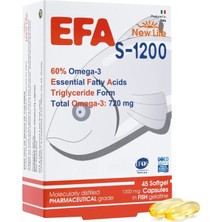 New Life Efa S-1200 45 Kapsül - Dezenfektan Hediyeli (%72 Alkol)