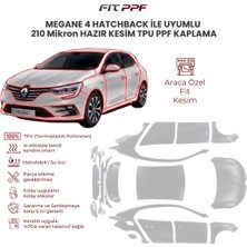 Fit PPF Megane 4 Hatchback ile Uyumlu 210 Mikron Tam Gövde Hazır Kesim Tpu Ppf Kaplama