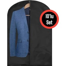 Helen's Home 10'lu Takım Elbise Kılıfı, Kıyafet, Elbise Koruma Taşıma Kılıfı, Gamboç Siyah Elbise Hurcu