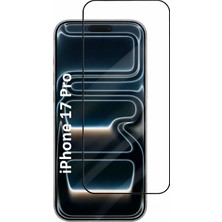 CepStok iPhone 17 Pro Kırılmaz Cam 5d Premium Safir Curve Tam Kaplayan Kavisli Ekran Koruyucu