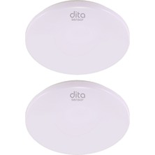 (2 Adet) Dita ML112NW 18W 4000K (Günışığı) 1250 Lümen Sensörlü LED Armatür