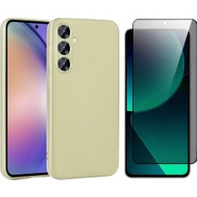 Vendas Samsung Galaxy S25 FE Kılıf Zore Premier Silikon Kapak + Hayalet Ekran Koruyucu