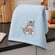 Mavi Renkli El Havlusu