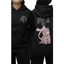 Fuddy Moda Unisex Who's Afraid Of Little Old Me Sırt Baskılı Kapüşonlu Sweatshirt,oversize Taylor Swift Hoodie