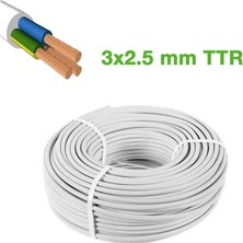 Ttr 3x2.5mm Kablo 100MT Cca Kablo (5343)