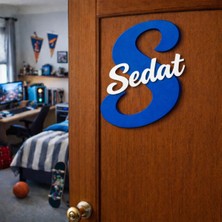 Kapı Süsü Genc Odası Harf Üzerine Isim Yazılan No 2