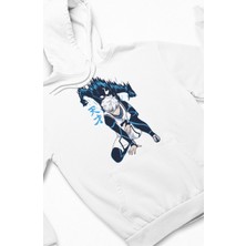 Fuddy Moda Bluelock Seishiro Nagi Kapüşonlu Sweatshirt, Unisex Oversize Anime Baskılı Hoodie