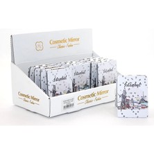 Ynt İthalat Taşlı Istanbul Tasarımı El Aynası Ince ALK2620