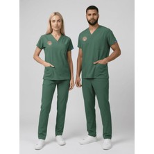 Dr. Mitra Eczacı Forması | Yönetmeliğe Uygun Grasshopper(Yeşil) Üniformalar Unisex