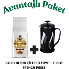 Kahve Filtre Kağıdı No:4 100 Adet + Filtre Kahve Gold Blend 500 gr Set