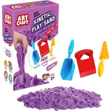 MegaSepet Bfs Nessiworld 03694 Aksesuarlı Mor Kinetik Oyun Kumu 1000 gr