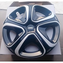 Yk Dacia Duster / Sandero / Stepway / Logan / Dokker Uyumlu 16 Inç Jant Kapağı 4'lü Takım Amblem Hediyeli