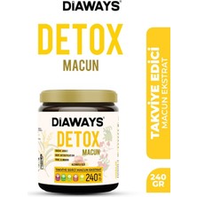 Diaways Bitkisel Kilo Vermeye Yardımcı Detoks Macun L- Carnitine Takviye Edici 240 gr Detoks Macun