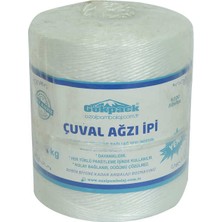 Mg Çuval Ağzı Ipi Yüzde 100 Fibrilizeli Naylon Ip Beyaz 1000 gr 1 Adet
