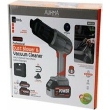 Auhma Ahv-21 ( Oto Araç ) ( Type-C Sarjlı & LCD Ekran) El Tipi Basınçlı Hava Üfleme & Süpürge