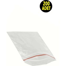 Usin 200 Adet 23*31 cm Kilitli Şeffaf Poşet -Ürün Kuruyemiş Kına Buzdolabı Buzluk Gıda Ambalaj Naylonu