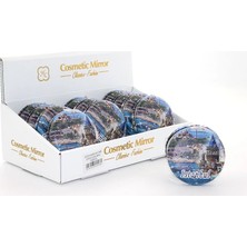 Ynt İthalat Taşlı Istanbul Tasarımı El Aynası Kalın ALK2488