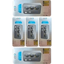 Avarson (5 Adet) Ars Isıya Dayanıklı Termal Akım Korumalı 3 Lü Priz 2 Metre