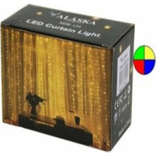 Alaska SDR-LED-124 ( Rgb ) ( 3X3MT ) ( USB & Kumandalı ) Tel Perde LED & Dekor LAMBA*100