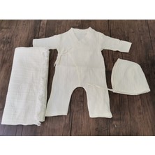 Minik Adımlar 4 Kat Müslin Tulum ve Battaniye