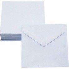 Asil Doğan ( Beyaz ) ( Klasik Kare ) Mektup Zarfı ( Tutkallı ) ( 70GR ) ( 114X162MM ) ( 500LÜ )