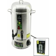 Armağan ( 120 Bardak) Çay Otomatı ( Elektrikli ) Semaver Çay Makinesi ( Çift Musluk ) ( 12LT )