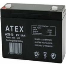 Atex Ax6-12 ( Ince ) Akü ( 6V-12AH ) Amper*10