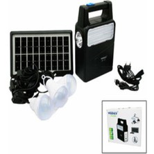 WD-1103 ( Solar Seyyar Panelli & Fiş Şarjlı ) 2in1 ( Dikey Model ) El Feneri