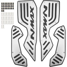Nmax 125/155 2021-2024 Uyumlu Paspas Basamak Seti Cnc Modifiye Ürün Gümüş Gri Renk