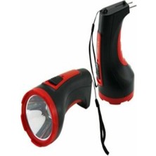 Gold GK-8511 5W Tek LED Bombeli Gövde Fiş Şarjlı El Feneri