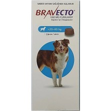 Bravectoo 20-40 kg Köpekler Için Tablet- STT:2027