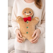 Eco Sepet Kurabiye Adam Sıcak Su Torbası 600ML, Peluş Sıcak Su Torbası Yumuşak Hediyelik