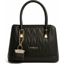 Zerva Queen Aksesuarlı Şık Tasarım Anne El ve Omuz Çantası