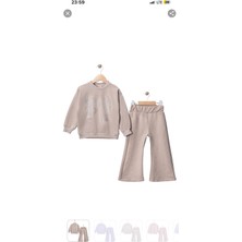 Mini Moda House Taş Baskılı 2 Ip Kız Takım